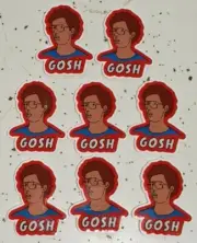 Flatback Planar Resin Embellishments Napoleon Dynamite x 8