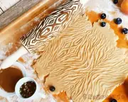Zebra Stripe Stripes Rolling Pin Embossed, Cookies, Cookie, Roller, Laser