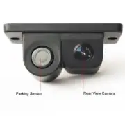 2 In 1 Car Reversing Radar Parking Sensor Rear View Backup Camera Buzzer Alarm