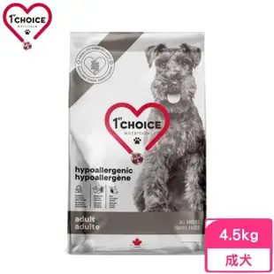 【1stChoice 瑪丁】無穀單一蛋白低過敏鴨肉成犬配方（新鮮鴨肉+地瓜）4.5kg/9.9lb(狗糧、狗飼料、狗乾糧)