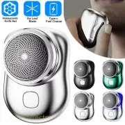 Portable Mini Electric Shaver Beard Trimmer Shaving Blade Men Travel Razor Gift