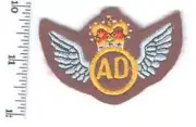 WING - BRITAIN AIR DISPATCH - QEII CROWN - Cut edge