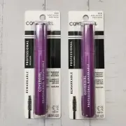 2× Covergirl Professional Remarkable Mascara, 200 Very Black, 0.3 fl oz