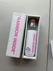 NEW Virgil Abloh PINK “Rainbow Inside” Soma Water Bottle Evian