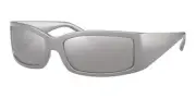 Dolce & Gabbana DG6188 34156G Unisex Sunglasses - Metallic Grey Frame, Light Gre