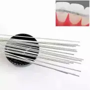 5xDental Lingual Retainer Twist Wire Flat Stainless Twisted Wires Ortho Brackets
