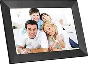 Domary 10.1 Inch Smart WiFi Photo Frame Digital Picture Frame HD IPS Touch-Screen 1280 * 800 Photo 1080P Video 16GB Storage Supports Auto Rotation Photo Sharing via APP