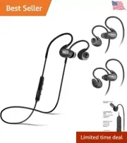 PRO Bluetooth Earplug Headphones, 27 dB Noise Reduction Rating, 10 Hour Batte...