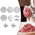 9x Meat Grinder Plate Discs Durable Meat Grinder Attachment for Meat Grinder