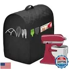 Stand Mixer Dust Cover with 3 Pockets Compatible with KitchenAid Tilt Head, E