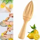 Wooden Press Cone Manual Juicer Log color Fruit Orange Juice Extractor