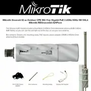 Mikrotik GrooveA 52 ac 2.4GHz/5GHz Backbone/CPE with 802.11ac International vers