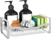 Kitchen Sink Caddy Sponge Holder,Sponge Holder for Large, Gray