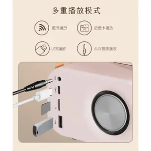 aibo 復古收音機 TWS無線串聯 藍牙喇叭 【現貨】藍牙5.0 隨身碟/TF卡/AUX 收音機 FM 喇叭 無線喇叭