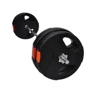 40kg - 150cm Barbell Bar Weight Set - Double Handle Weight Plate - Weight Sets
