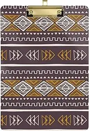 Tribal Bohemian (58) Organizational clipboard Plastic for Soccer Truck Driver Size 9 x 12