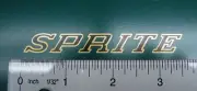 Raleigh bicycle "SPRITE" crossbar decals (2)