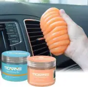 TWO Pack Kit TICARVE Dust Cleaning Gel Putty Auto Blue+Orange
