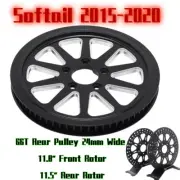 66 Tooth Spoke Rear Pulley Rotors for Harley Softail Heritage Fatboy FLSTF 15-20