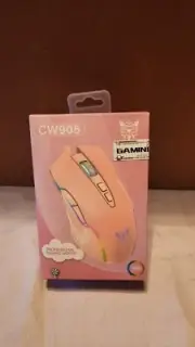 ONIKUMA CW905 Pink Wired RGB Gaming Mouse