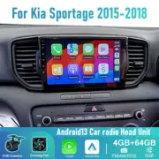 9'' Wireless CarPlay Android auto Car radio Head Unit For Kia Sportage 2015-2018