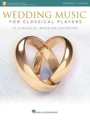 Wedding Music for Classical Players Trumpet Solo & Piano Sheet Music Book Audio