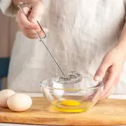 Portable Spring Egg Stirrer Beater Manual Coil Whisk Coffee Milk Whisk-UI