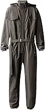 Snoly Unisex Hooded Zipper Flight Suit, Twill Stain & Wrinkle Resistant Work Coverall, Action Back Jumpsuit Multi Pockets
