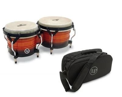 LP Matador Custom Wood Bongos DrumsLP Deluxe Padded Bongo Bag