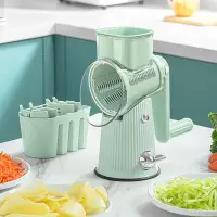 在飛比找蝦皮購物優惠-多功能切菜器 傢用滾筒 切片器 創意切片機 廚房手搖切菜機 