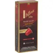 Vittoria Black Valley Nespresso Compatible Coffee Capsules 10 pack