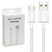 USB-A to Type-C Charging Cable – Fast Charge for All Devices 2m Long