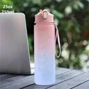 Stay Hydrated & Motivated With This Gradient Color Motivational Water Bottle ...