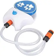 Outdoor Dog Water Fountain Step On, Dog Water Fountain Outdoor Drinking Water Toy, Dog Water Fountain Step On with Hose, Easy to Use, Fresh Water to Drink