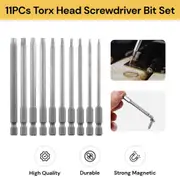 11PCs Torx Head Screwdriver Bit Set