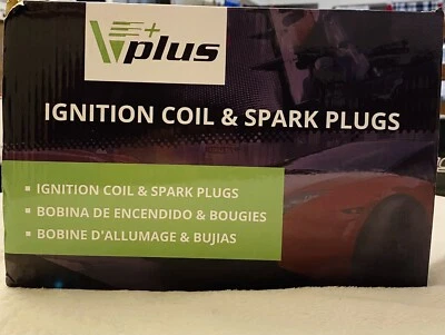 Vplus Set of 6 Ignition Coil Pack and Iridium Spark Plug-Toyota-Lexus-