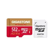 [5-Yrs Free Data Recovery] Gigastone 512GB Micro SD Card, Game Pro, MicroSDXC...