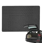 Car Trunk Mat, Waterproof Trunk Protection Mat, Trimmable Easy Clean Liner Pad, 47.24x33.46 inches Anti-Slip Cargo for Sedan, Floor Mats for Auto Interior Black