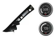 SAAS pillar pod oil pressure water temp gauges for Mitsubishi Triton MQ MR