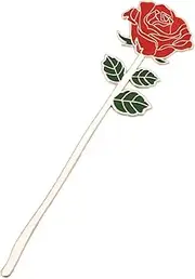 Metal Rose Bookmarks for Women Book Lovers Teachers Birthday Christmas Gifts for Mom Mothers Day Gifts from Daughter Reading Accessories for Teen Girls Wife Girlfriend Valentines Day Anniversary Gift