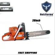Holzfforma G372 71cc Gas Chainsaw 50MM Bore With 28inch 92DL Bar Saw Chain