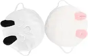 2Pcs Facial Towel Masks for Women Reusable Hot Compress Skincare Towel Thickened Fleece Face Towels for Daily Facial Use Elevate Skincare Routine with Comfortable Design