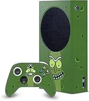 Head Case Designs Officially Licensed Rick And Morty Pickle Rick Graphics Game Console Wrap and Game Controller Skin Bundle Compatible With Xbox Series S
