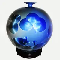 在飛比找蝦皮商城優惠-大地之光14inch圓球 結晶釉瓷器 聚寶盆 -台灣首席結晶