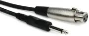 Hosa PXF-120 Unbalanced Interconnect XLRF to 1/4" TS Cable -20'