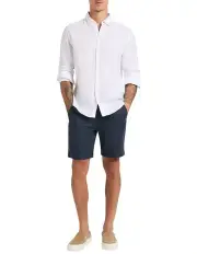 [Marcs] Hamish Linen Short in Navy