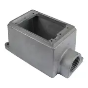 ORBIT 1MFS-100 1G CAST DEVICE BOX 2" DEEP-DEAD END, MALLEABLE IRON 1"