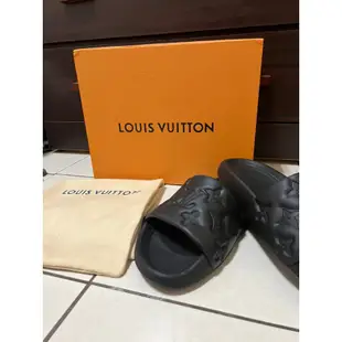 Louis Vuitton LV 經典滿版老花壓印拖鞋