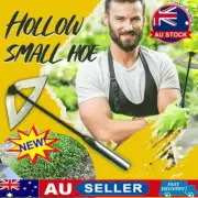 All-steel Hardened Hollow Hoe Handheld Weeding Rake Planting Farm Vegetable ZO