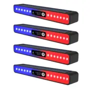 Solar Strobe Lights, Outdoor 3 Work Modes, Waterproof Wall Light & Warning Li...